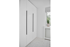 Poig edge straight ea960 l1200 alu noir mat brossé 